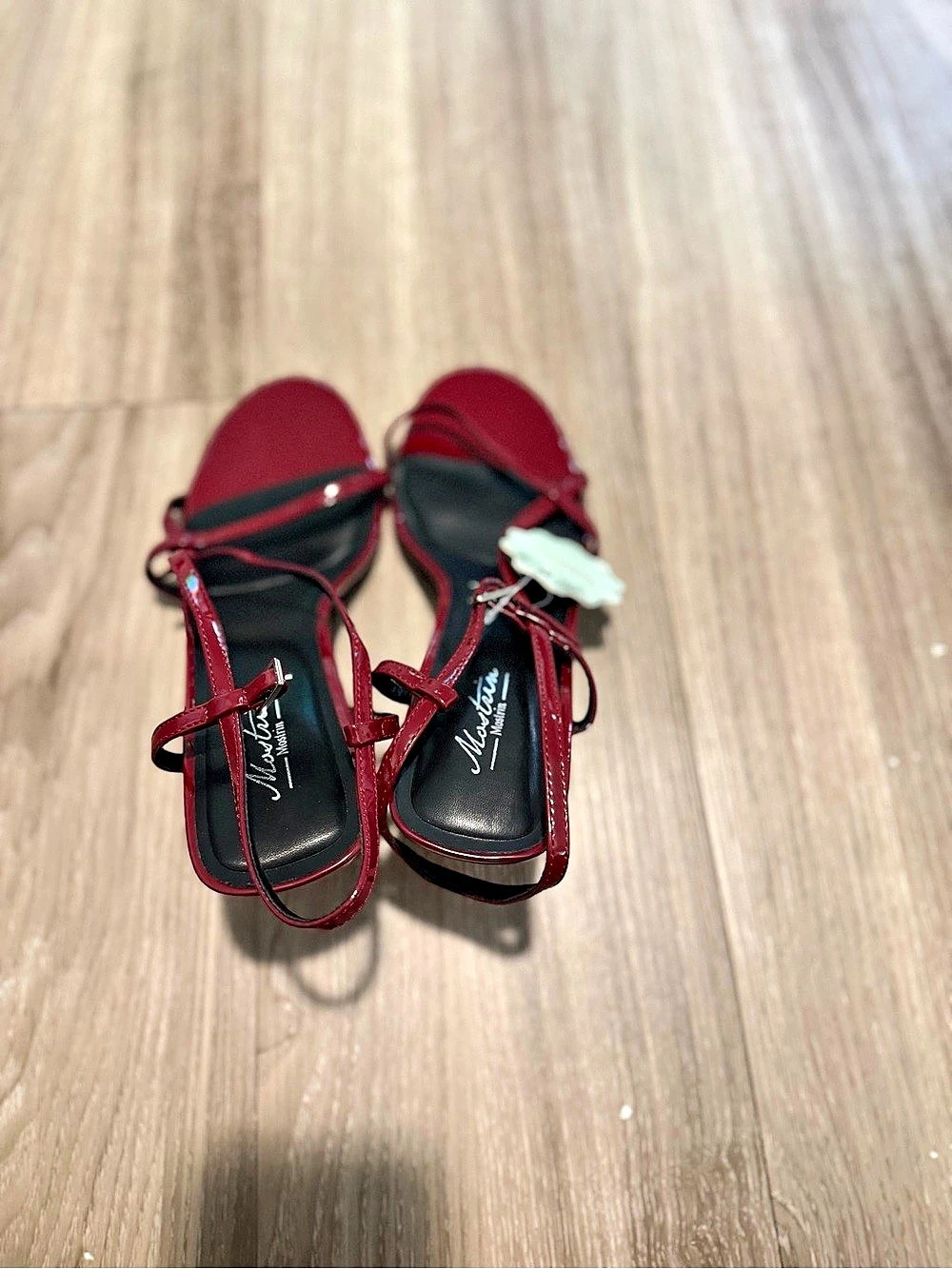 Red & Black Heels Like New